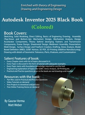 预订 Autodesk Inventor 2025 Black Book