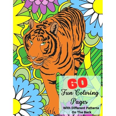 预订 Fun Coloring Pages: With different patterns on the back: 9798351350516