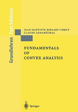 【预售】Fundamentals of Convex Analysis