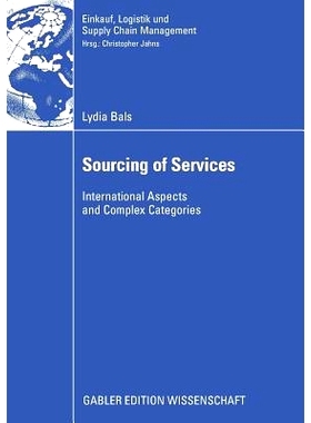 预订 Sourcing of Services: International Aspects and Complex Categories: 9783834911902