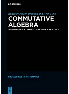 预订 Commutative Algebra: The Mathematical Legacy of Wolmer V. Vasconcelos 交换代数：沃尔默·V·瓦斯康塞洛斯的数学遗产: