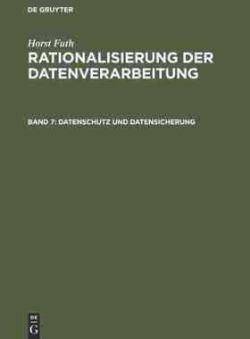 【预订】Datenschutz und Datensicherung 9783486203813
