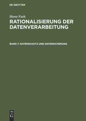 【预订】Datenschutz und Datensicherung 9783486203813