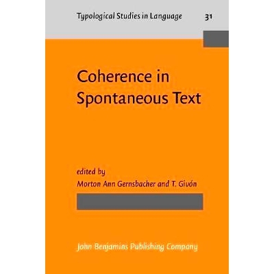 预订 Coherence in Spontaneous Text.: 9789027229236