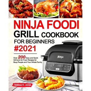 Grill Foodi Cookbook for 2021 预订 Beginners Ninja