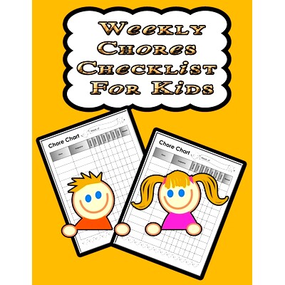 预订 Weekly Chores Checklist for Kids: 110 Pages, 13 Months of Weekly Chores Checklists For Kids - Chart Book To Write I
