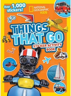 预订 Things That Go Sticker Activity Book: Over 1,000 stickers!: 9781426335372