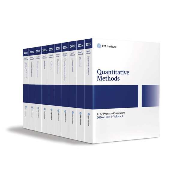 预订 2026 CFA Program Curriculum Level I Box Set 注册金融分析师课程1级 2026 套装 9781961409934