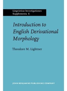 预订 Introduction to English Derivational Morphology.: 9789027231161