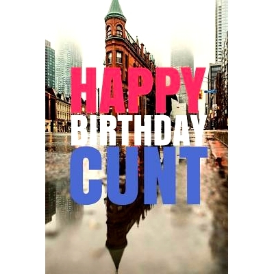 预订 HAPPY BIRTHDAY, CUNT! A fun, rude, playful DIY birthday card (EMPTY BOOK), 50 pages, 6x9 inches: 9781978042582