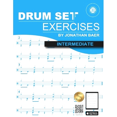 预订 Intermediate Drum Set Exercises: 9781544785417