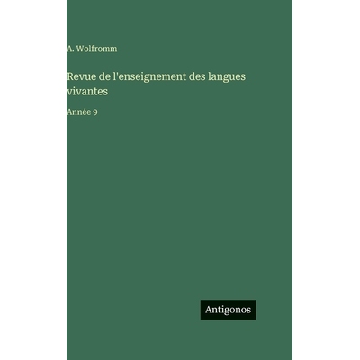 预订 Revue de l’enseignement des langues vivantes: Année 9: 9783566400323