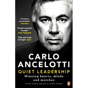 现货 安切洛蒂自传 寂静的领导力 皇马主教练 Carlo Ancelotti 英文原版 Quiet Leadership AC米兰 切尔西 拜仁慕尼黑