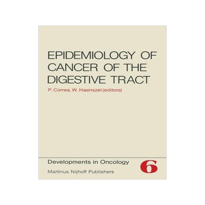 预订 Epidemiology of Cancer of the Digestive Tract