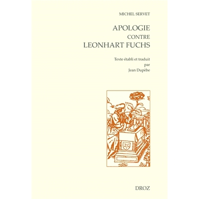 预订 Apologie contre Leonhart Fuchs 对莱昂哈特·福克斯的道歉: 9782600058360