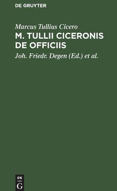 【预订】M. Tullii Ciceronis De Officiis 9783111105123