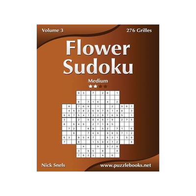 [预订]Flower Sudoku - Medium - Volume 3 - 276 Grilles 9781512051346
