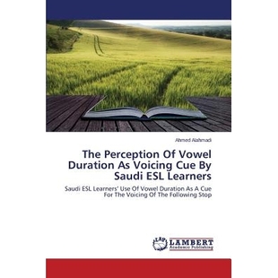Learners Perception Duration Vowel 预订 Voicing ESL 元 Saudi Cue 9783 音持续时间发声提示沙特ESL学习者感知 The