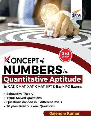 [预订]Koncepts of Numbers in Quantitative Aptitude in CAT GMAT XAT CMAT MAT & Bank PO 3rd Edition 9789390711697