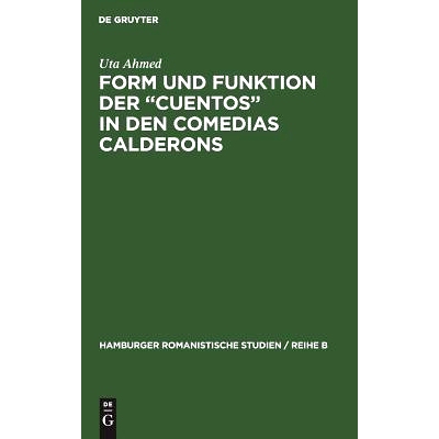 预订 Form und Funktion der “Cuentos” in den Comedias Calderons: 9783110042795