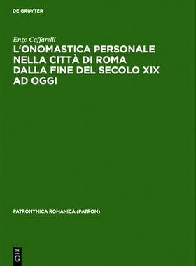 预订 L’onomastica personale nella città di Roma dalla fine del secolo XIX ad oggi: Per una nuova prospettiva di cronog