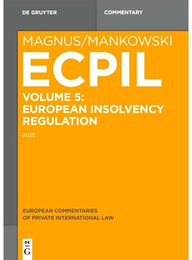 预订 European Insolvency Regulation 2015 2015年欧洲破产条例: 9783111633664