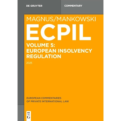预订 European Insolvency Regulation 2015 2015年欧洲破产条例: 9783111633664