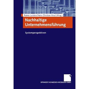 预订 Nachhaltige Unternehmensführung: Systemperspektiven 可持续企业管理体系观点: 9783409120944