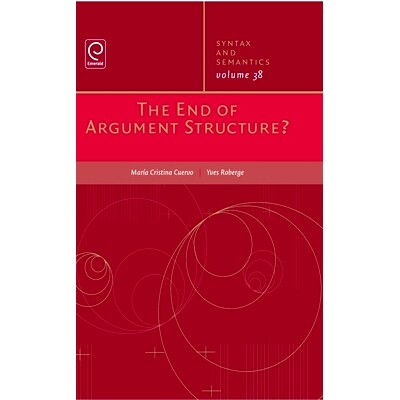预订 The End of Argument Structure 界面实验: 9781780523767