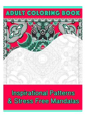 预订 Adult Coloring Book: Intricate Patterns & Stress Free Mandalas: 9781519730008