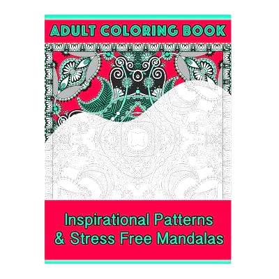 预订 Adult Coloring Book: Intricate Patterns & Stress Free Mandalas: 9781519730008