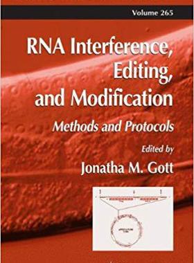 【预订】RNA Interference, Editing, and Modification 9781617374456