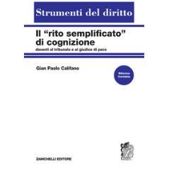 预订 Il rito semplificato di cognizione davanti al tribunale e al giudice di pace: 9788808499608