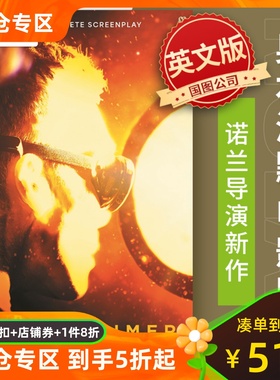 现货 奥本海默 电影剧本 克里斯托弗·诺兰 原子弹之父 Christopher Nolan 英文原版 Oppenheimer