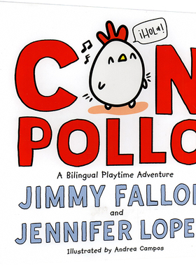 英西双语小鸡 小宝宝管一切都叫妈妈作者Jimmy Fallon 精装幼儿启蒙绘本 英文西班牙文原版 Con Pollo
