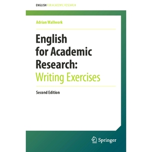 预订 English for Academic Research: Writing Exercises 学术研究英语：写作练习 第2版: 9783031531736