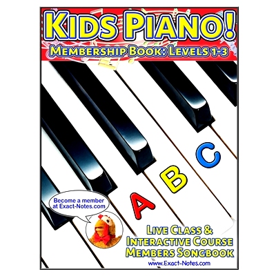 预订 Kids Piano! Membership Book: Levels 1-3: Live Class & Interactive Course Members Songbook: 9798355687342