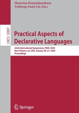 【预订】Practical Aspects of Declarative Languages