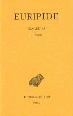 [预订]Tragédies, Vol. 7-2. Rhésos 9782251005195