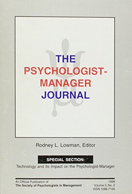 【预订】The Psychologist-Manager Journal