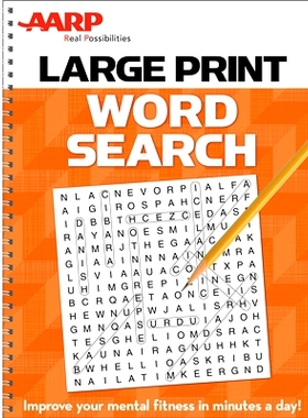 预订 AARP Large Print Word Search: 9781450894371