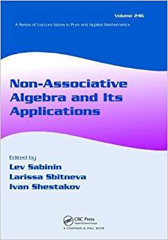 【预售】Non-Associative Algebra and Its Applications