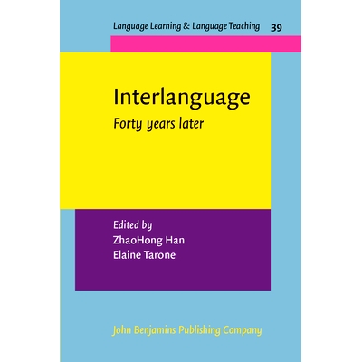 预订 Interlanguage. Forty years later. 中介语言：四十多年之后: 9789027213204