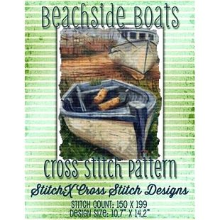 Beachside Pattern Boats Stitch 9781508579892 Cross 预订