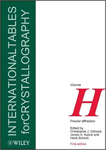 【预售】International Tables For Crystallography  - Powder Diffraction Volume H