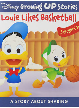 【预订】Disney Growing Up Stories: Louie Likes Basketball: A Story about Sharing