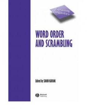 【预订】Word Order and Scrambling