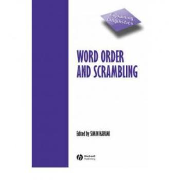 【预订】Word Order and Scrambling