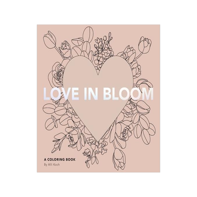 [预订]Love in Bloom: An Adult Coloring Book Featuring Romantic Floral Patterns and Frameable Wall Art 9781958803639