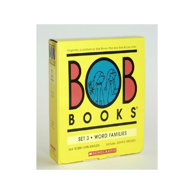 预售 Bob Books Set 3: Word Families 英文原版 鲍勃书套装3:词族
